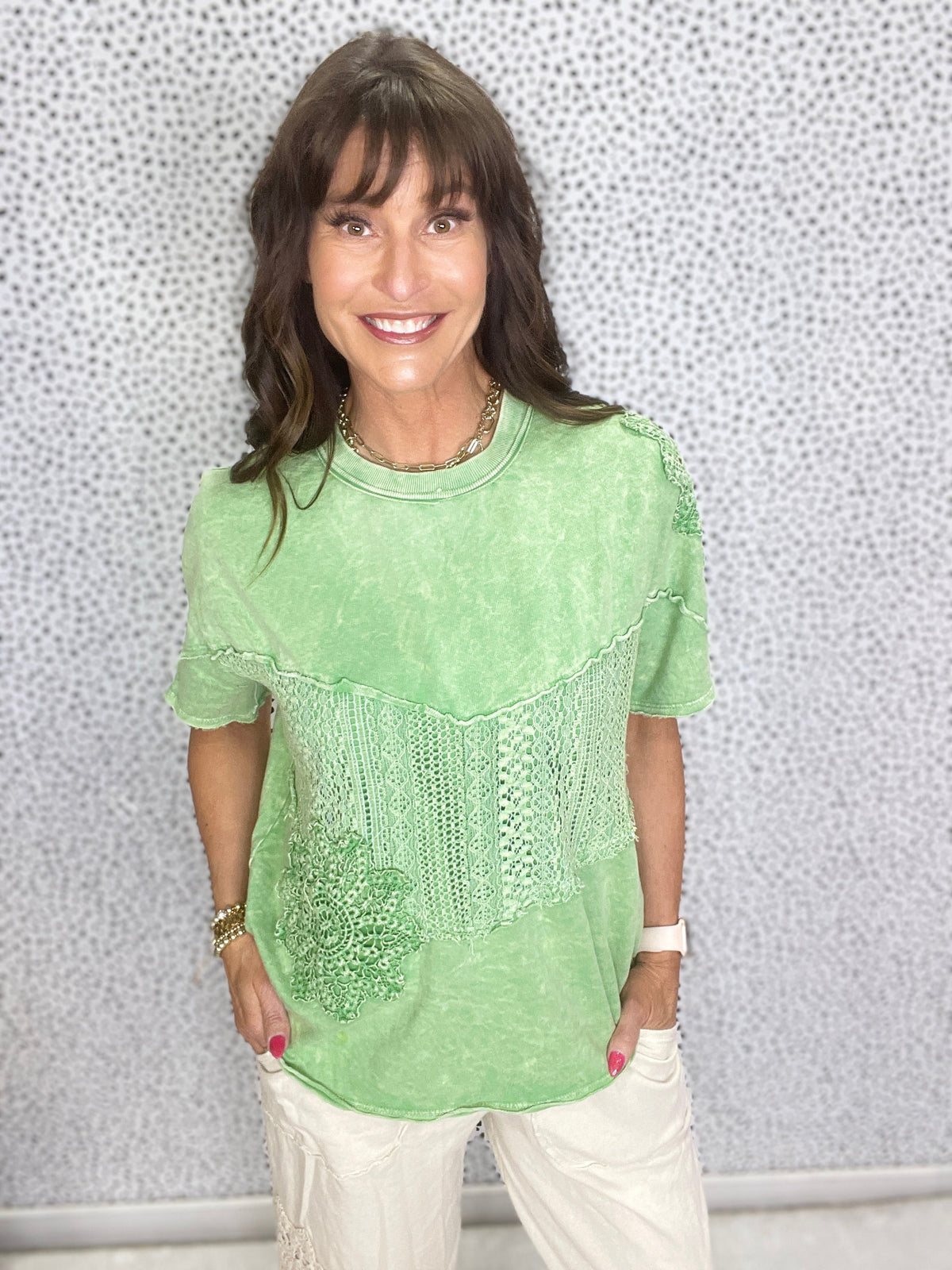 What You're Looking For Mineral Washed Short Sleeve Top In 6 Colors
