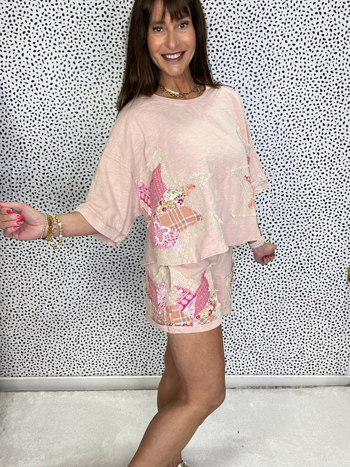 Oli & Hali The Starry Escape Top And Shorts Set In 2 Colors *Final Sale*