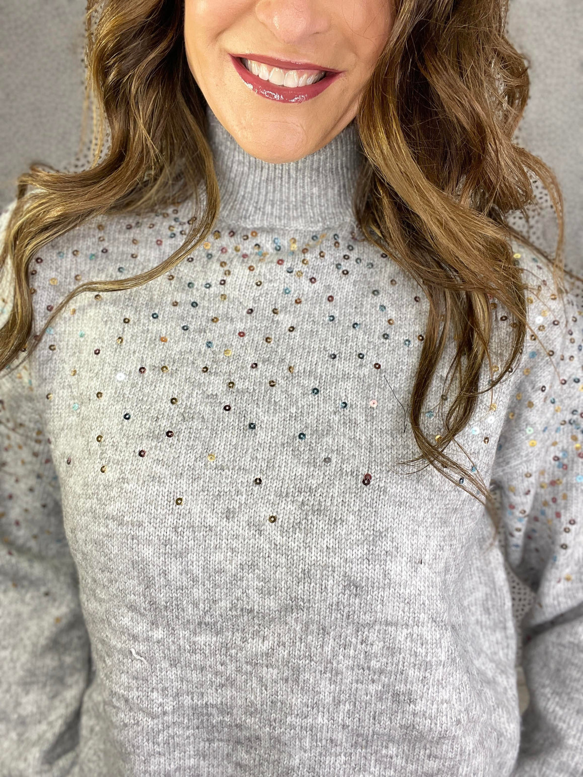 Shimmer Bliss Sequin Detail Sweater