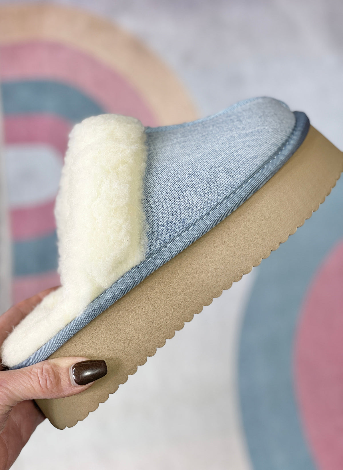Corkys Cuddle Up Faux Suede Slipppers In 2 Colors *Final Sale*