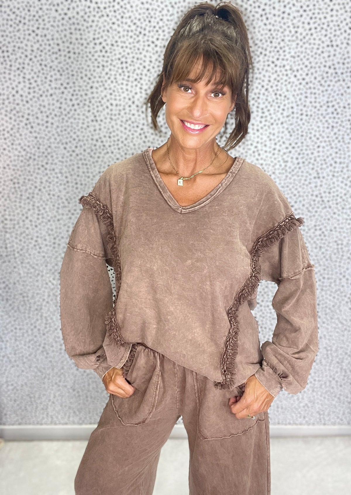The Boho Bloom Lounge Top In 4 Colors *Final Sale*