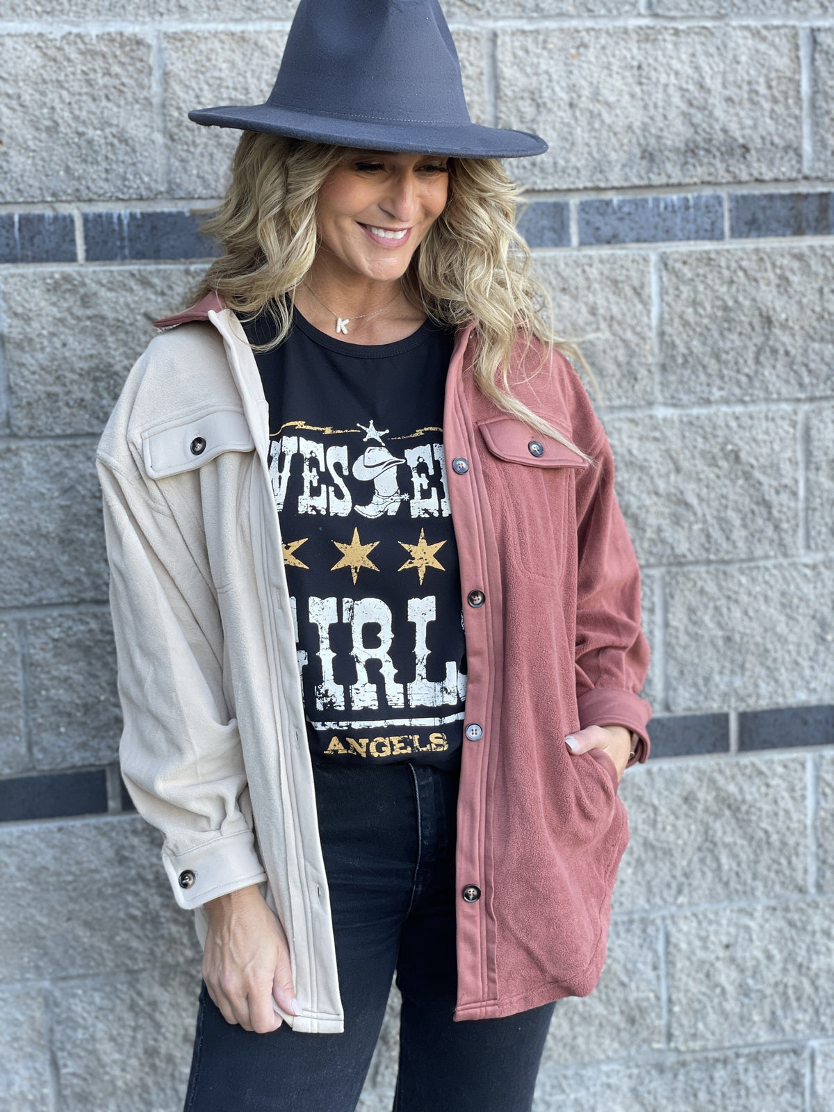 Oversized Split Personality Shirt Jacket *Final Sale*