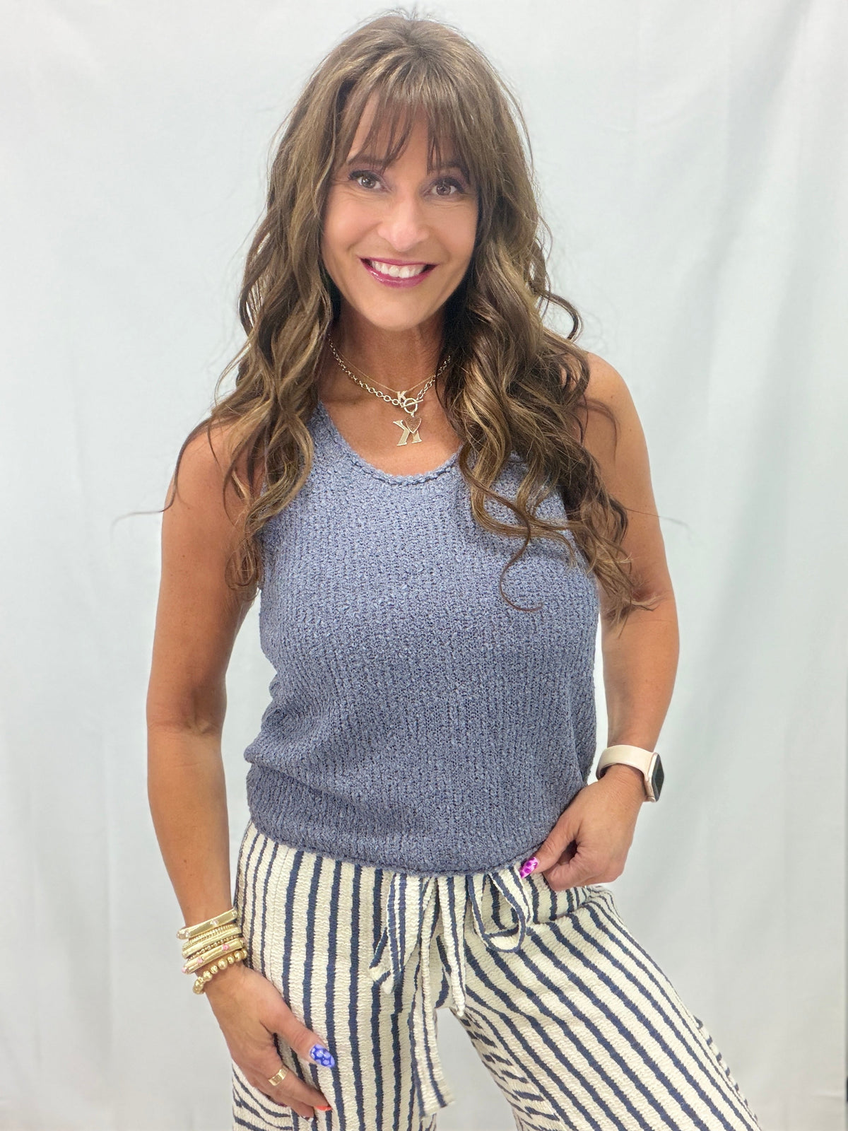Cutting Corners Sweater Tank Top in 2 Colors