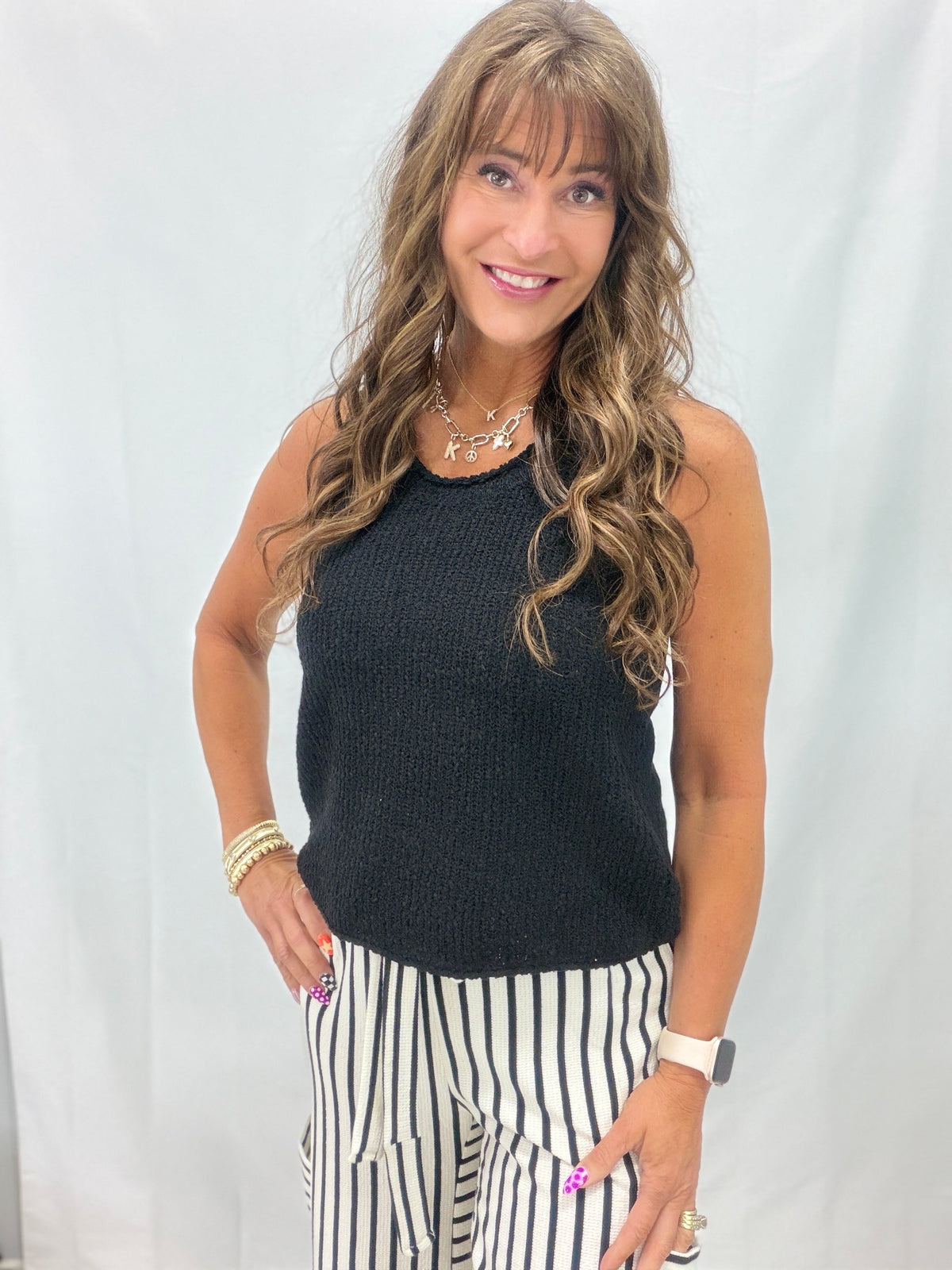 Cutting Corners Sweater Tank Top in 2 Colors