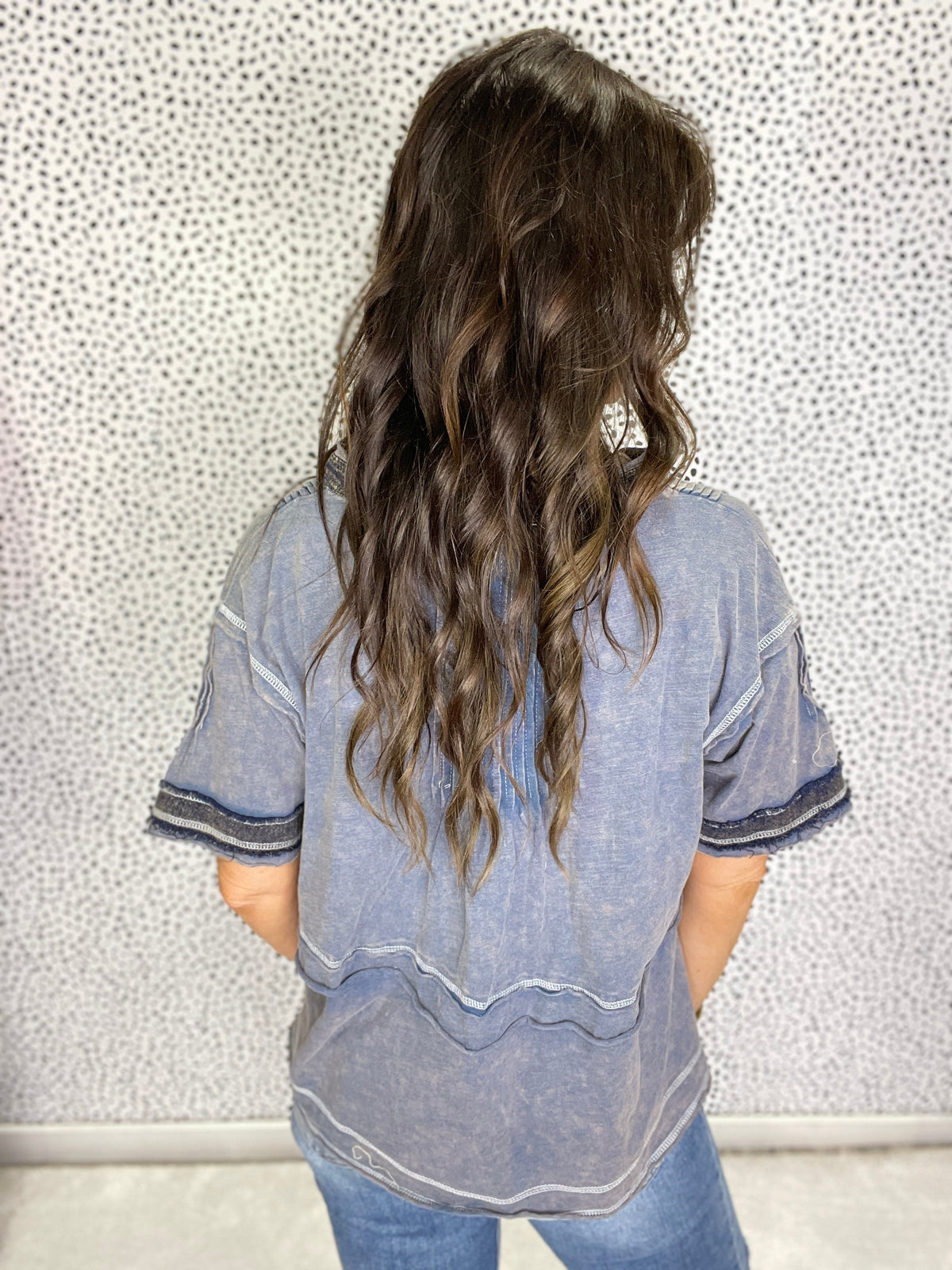 Oli & Hali Boho Spirit V-Neck Top In 2 Colors *Final Sale*
