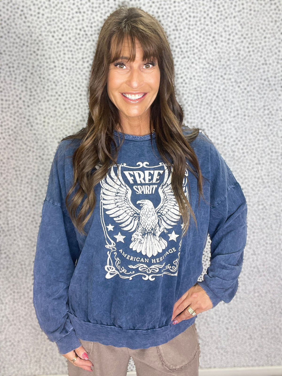 Free Spirit Mineral Wash Sweatshirt in 9 Colors *Final Sale*