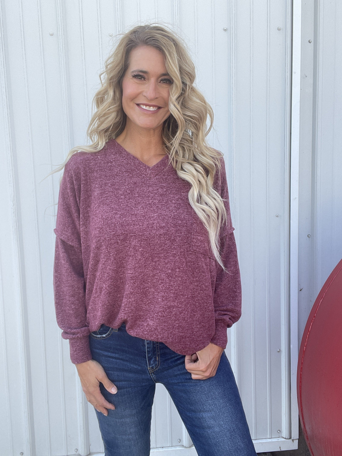 No Foolin Soft Stuff Oversized Top *Final Sale*