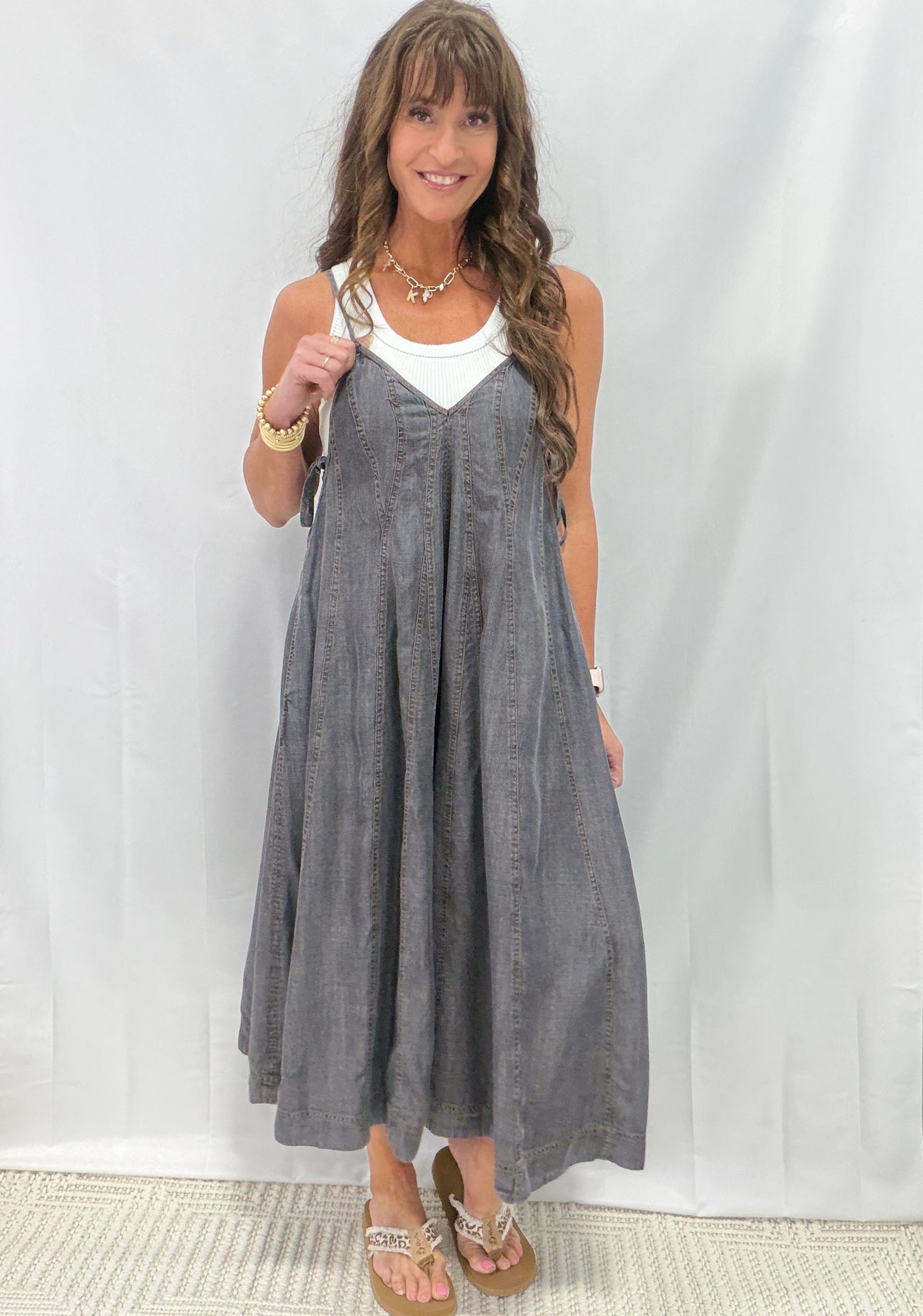 Let It Slide Wide Leg Jumpsuit In 2 Colors