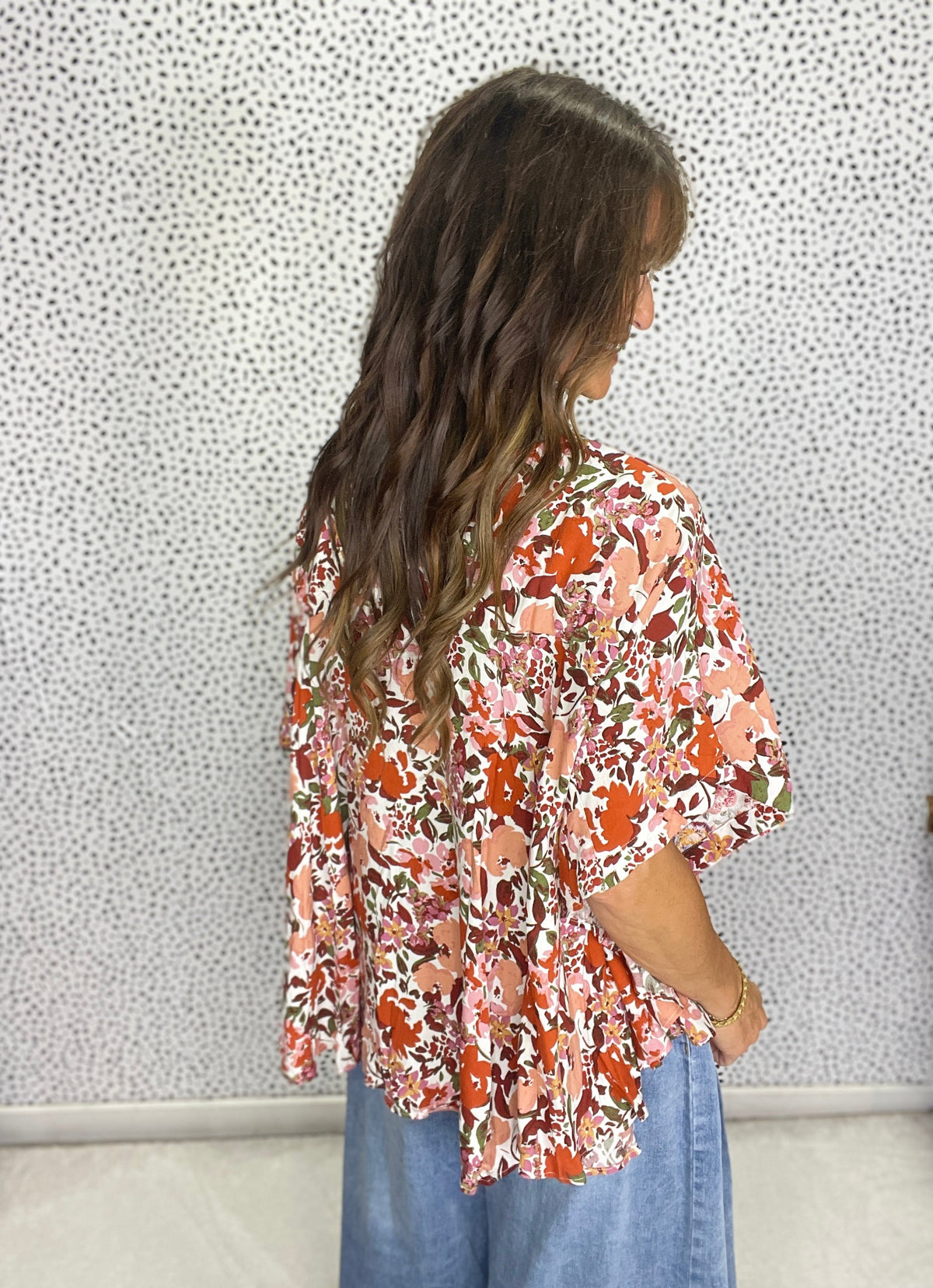 Bloom Ease Poncho Top *Final Sale*