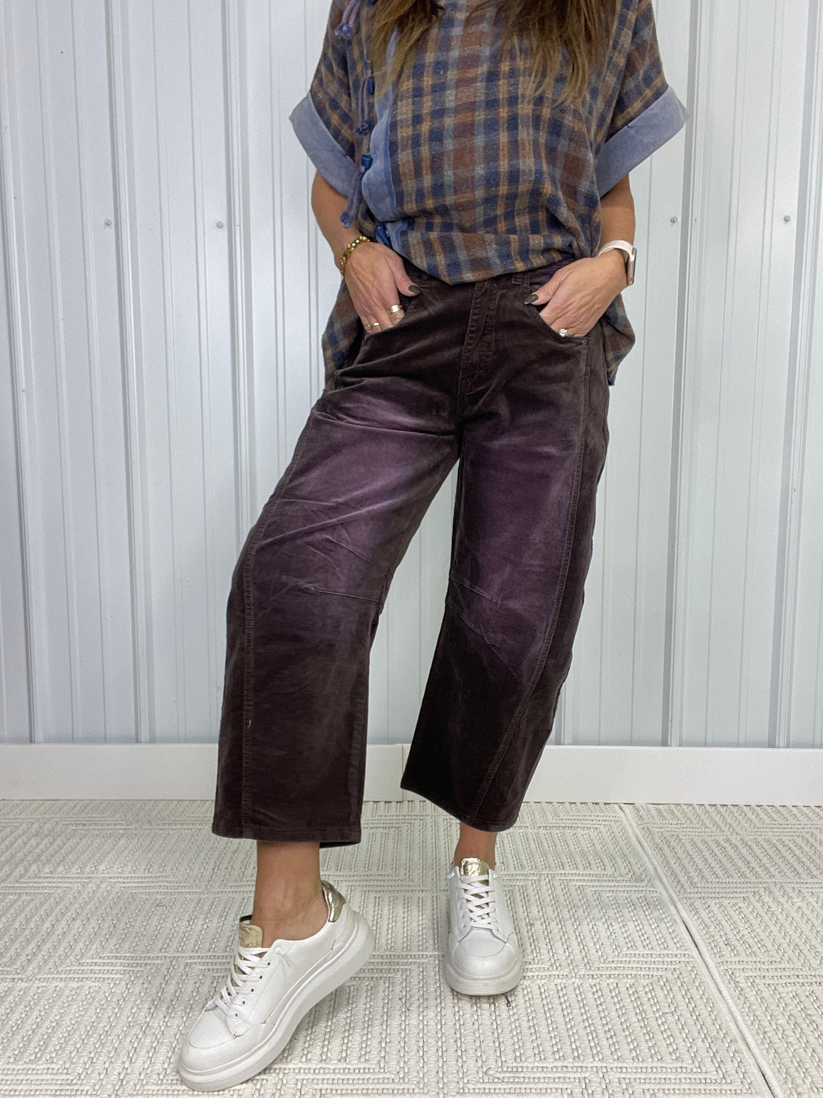 Take All Our Love Corduroy Barrel Pants In 3 Colors