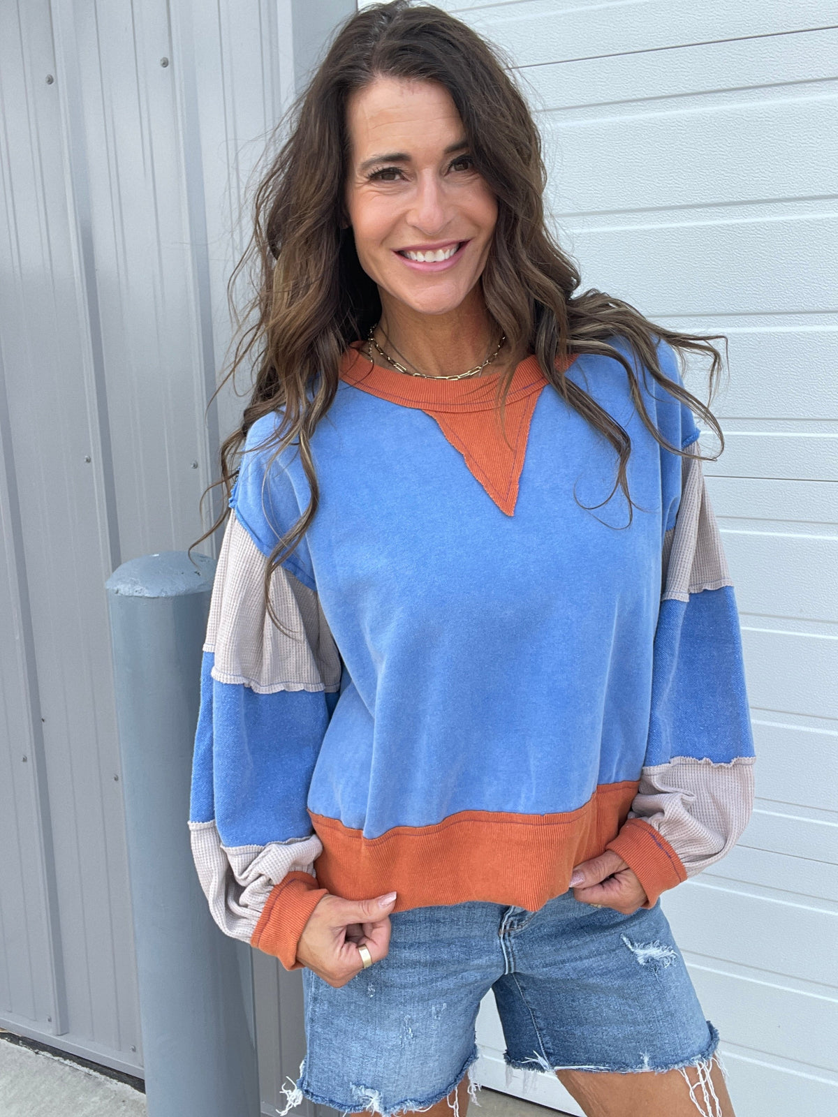Pol Skip Ahead Long Sleeve Top *Final Sale*