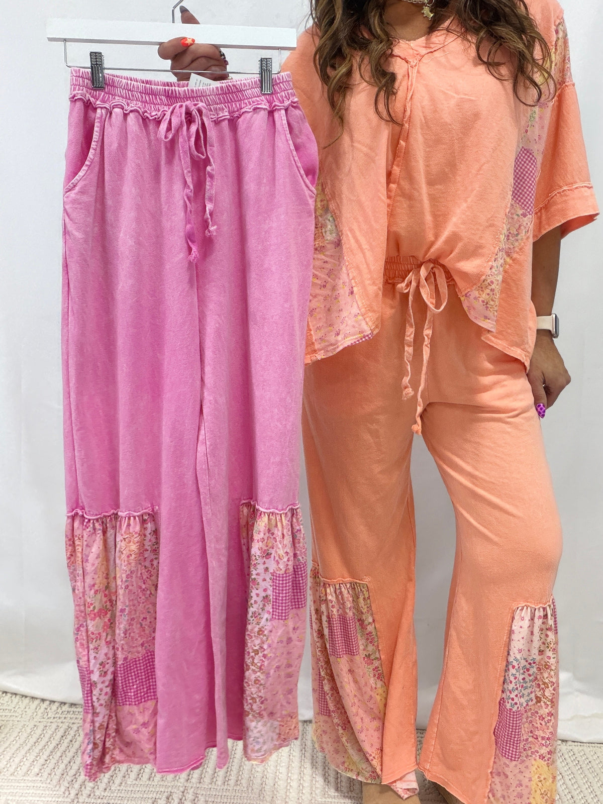 Patchwork Prairie Lounge Pants in 4 Colors