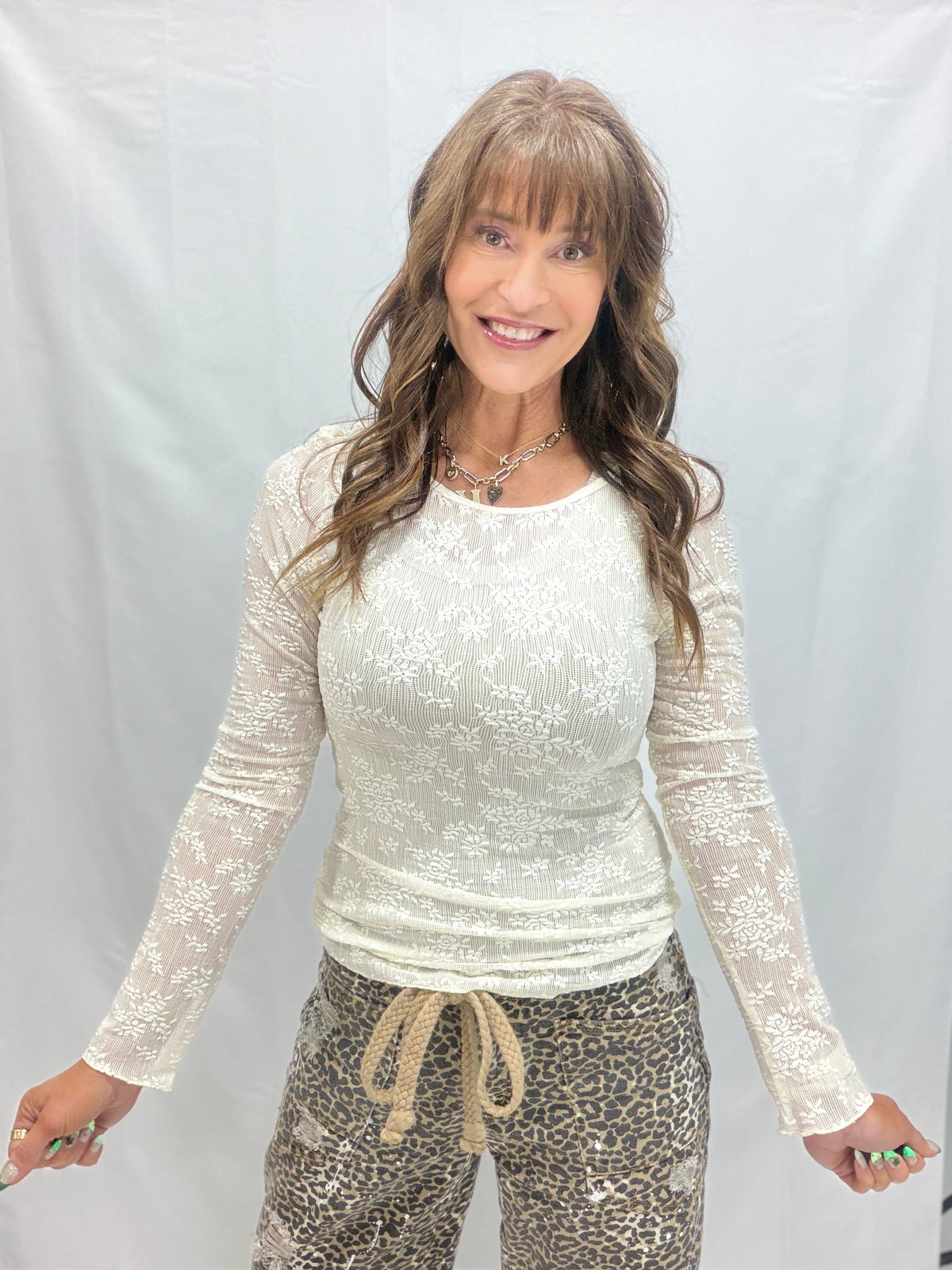 The Main Attraction Lace Top