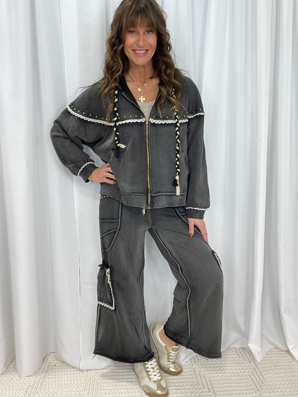 POL Time Goes On Wide Leg Pants *Final Sale*
