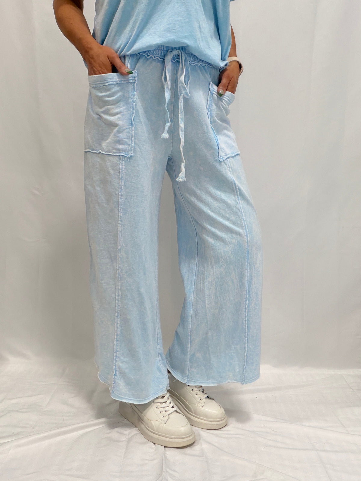 It's A Vibe Front Tie Pants In 10 Colors