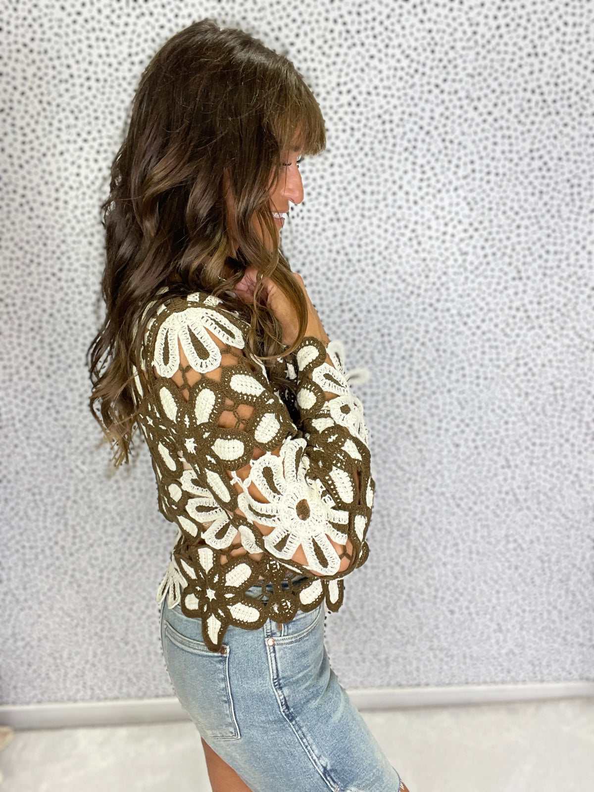 POL Bloom And Loom Floral Weave Top In 2 Colors