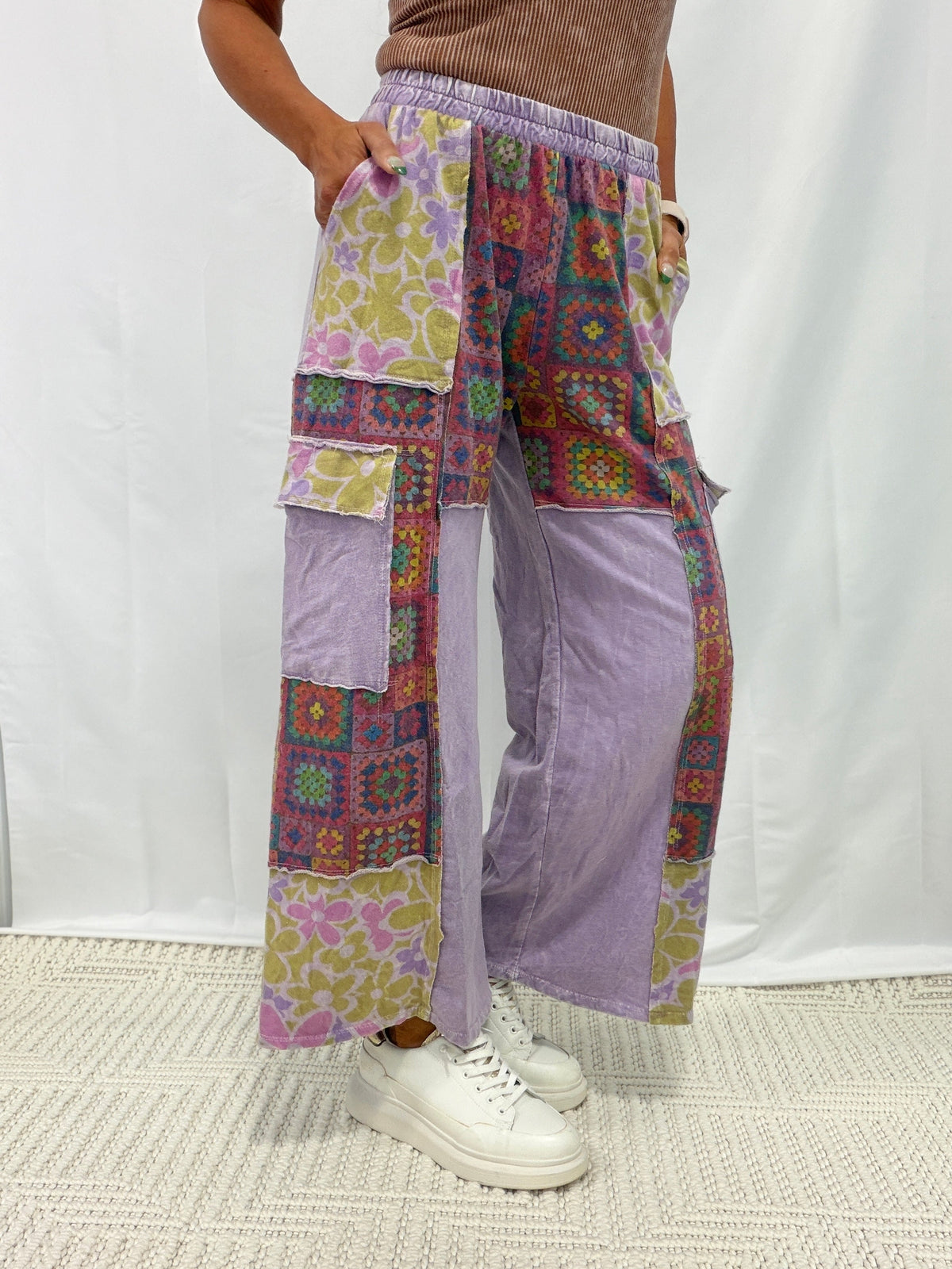 Blooming Days Mineral Washed Pants In 3 Colors