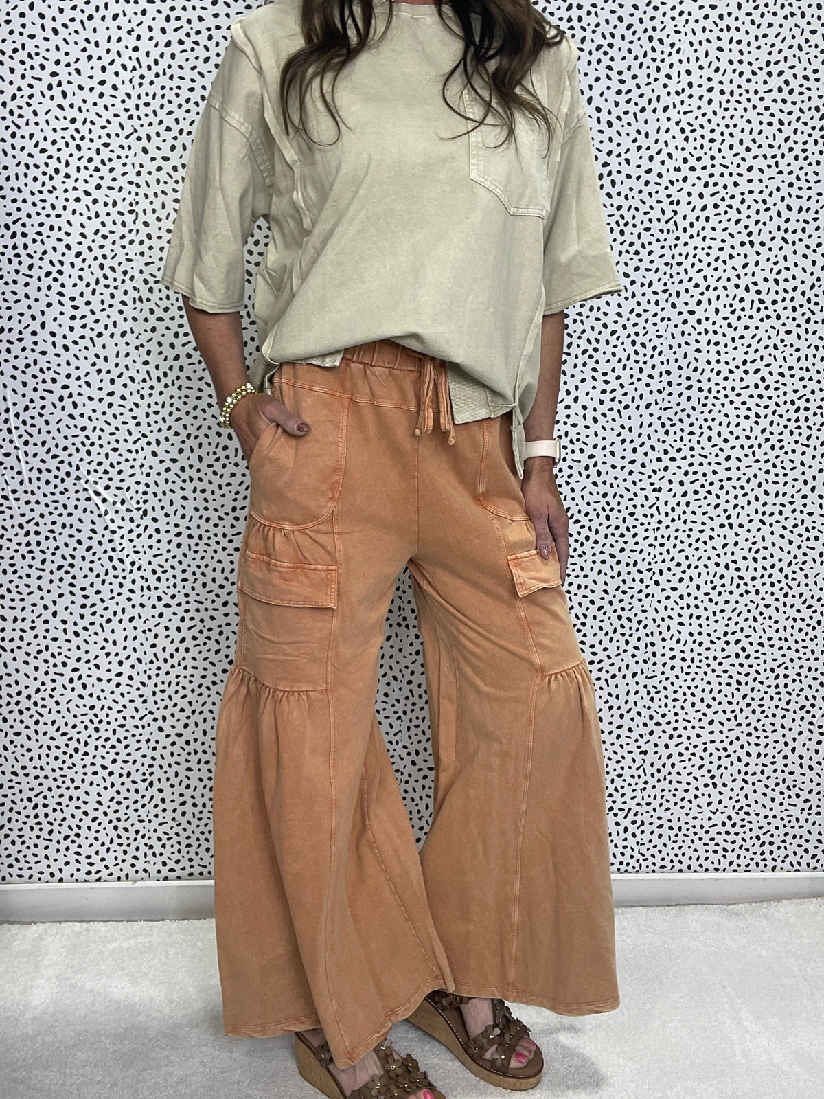 Reaching Out Mineral Washed Pants In 5 Colors