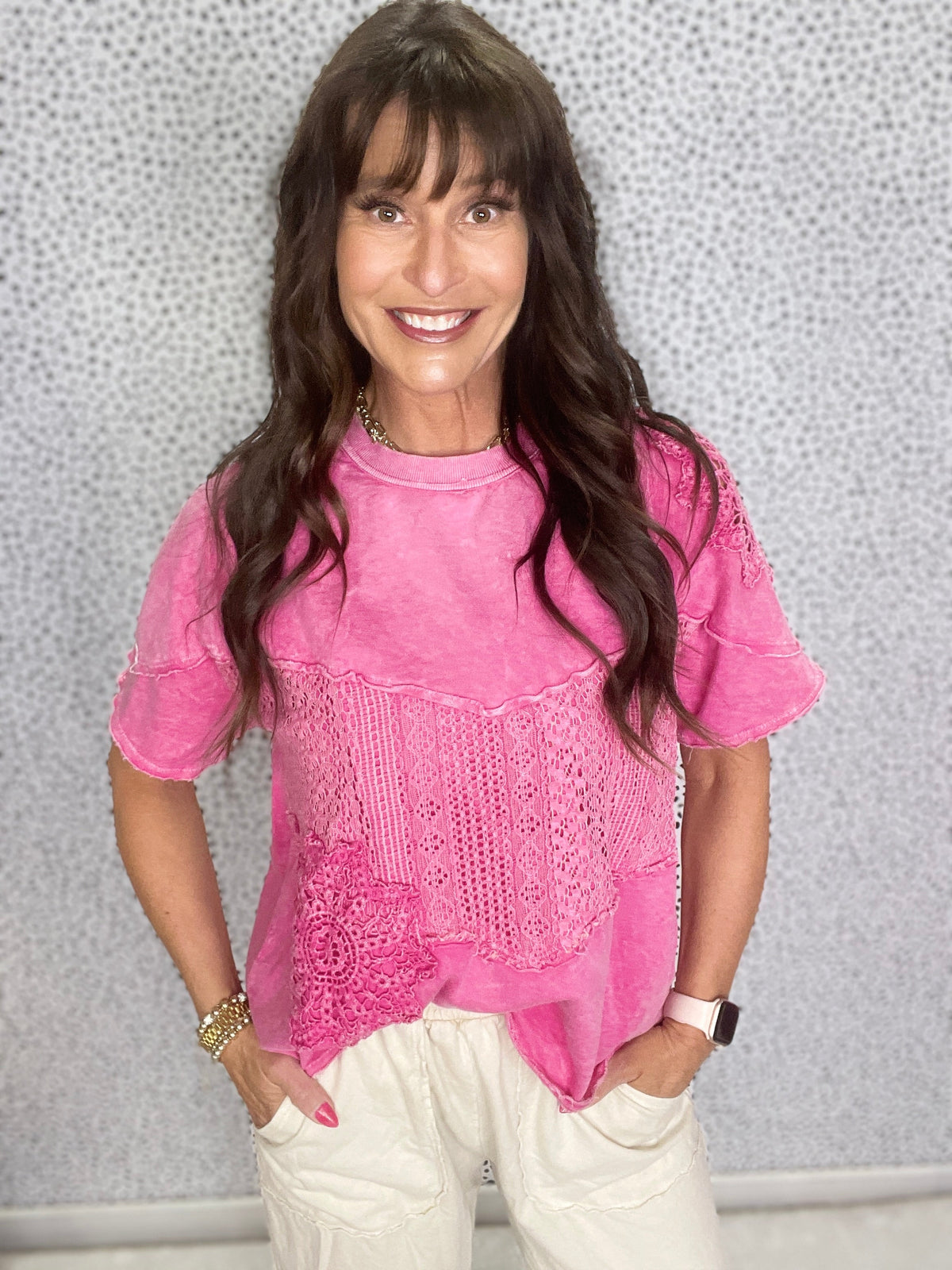 What You're Looking For Mineral Washed Short Sleeve Top In 6 Colors