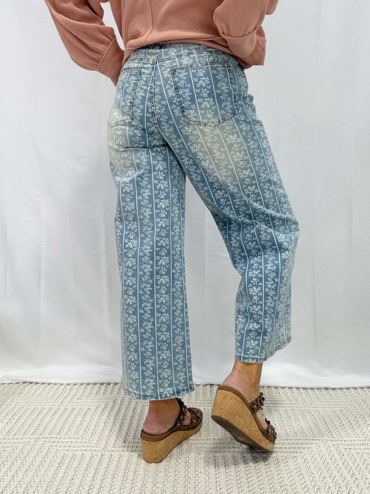Dare To Keep Dreaming Wide Leg Pants In Denim