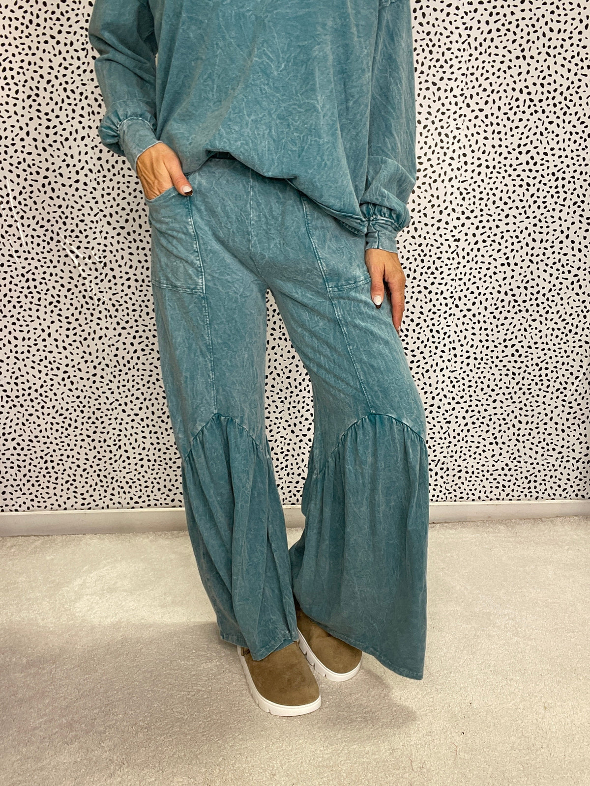 Looking To You Wide Flare Pants In 4 Colors
