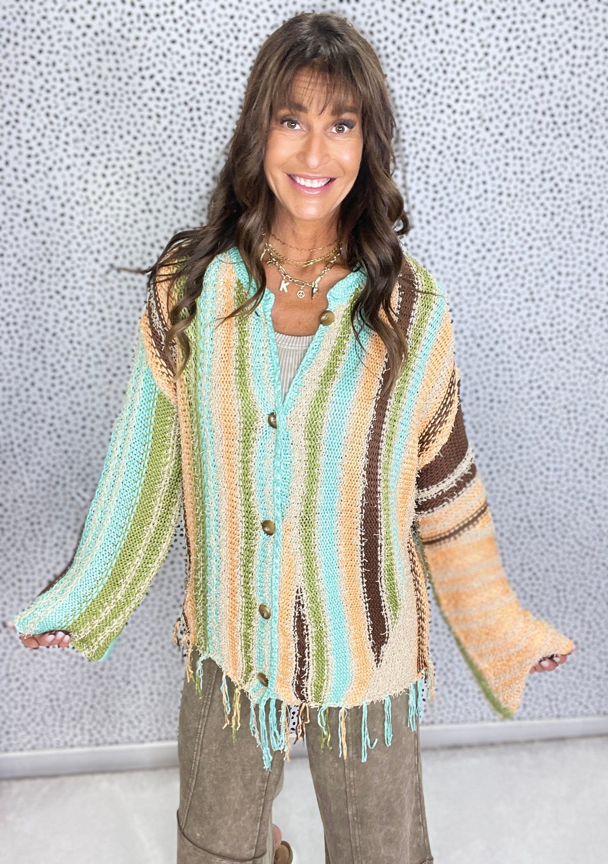 Chasing You Button Down Cardigan In 2 Colors