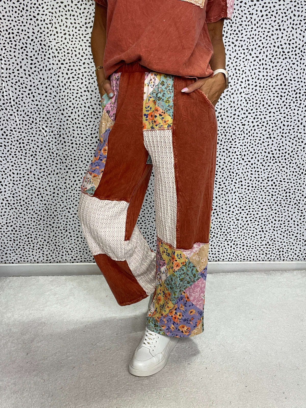 Moving My Way Mineral Washed Boho Wide Leg Pants In 4 Colors *Final Sale*