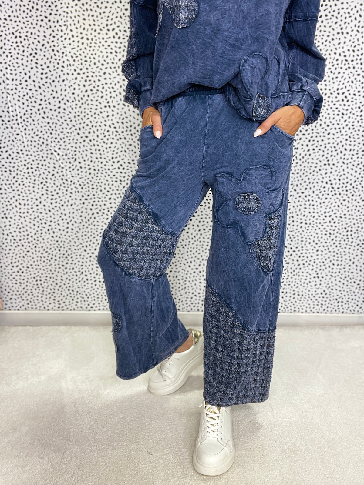 Wildflower Patchwork Wide Leg Pants in 2 Colors *Final Sale*