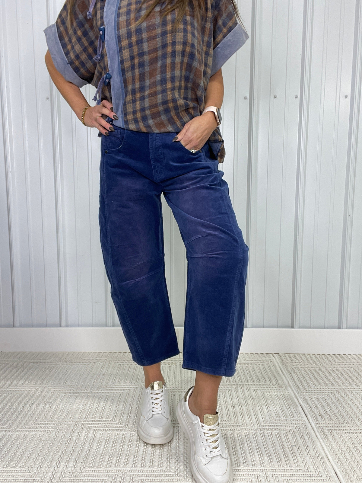 Take All Our Love Corduroy Barrel Pants In 3 Colors