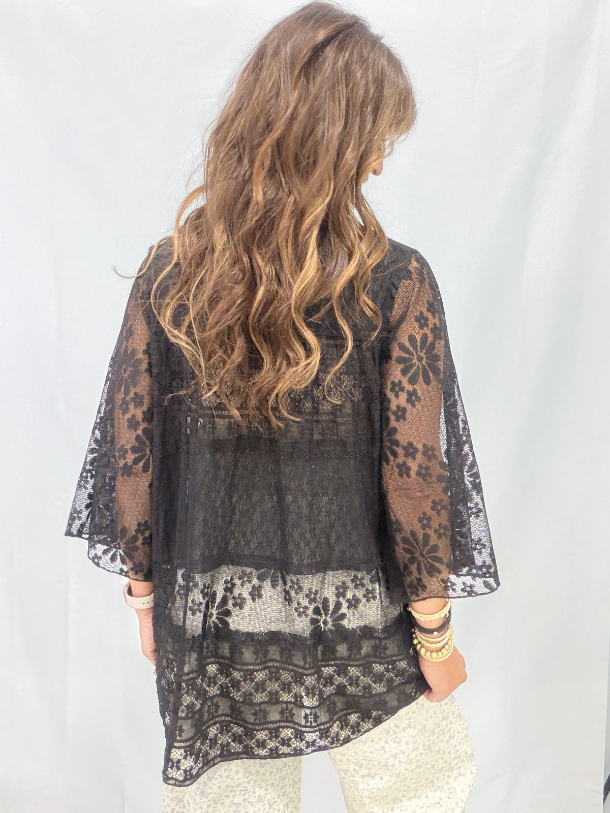 Pol Lacepoint Relaxed Cardigan in 4 Colors