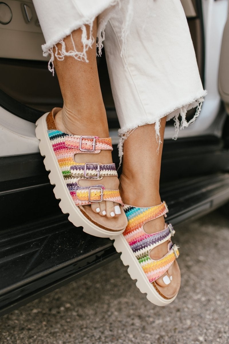Corkys Threes Company Sandal In Multi