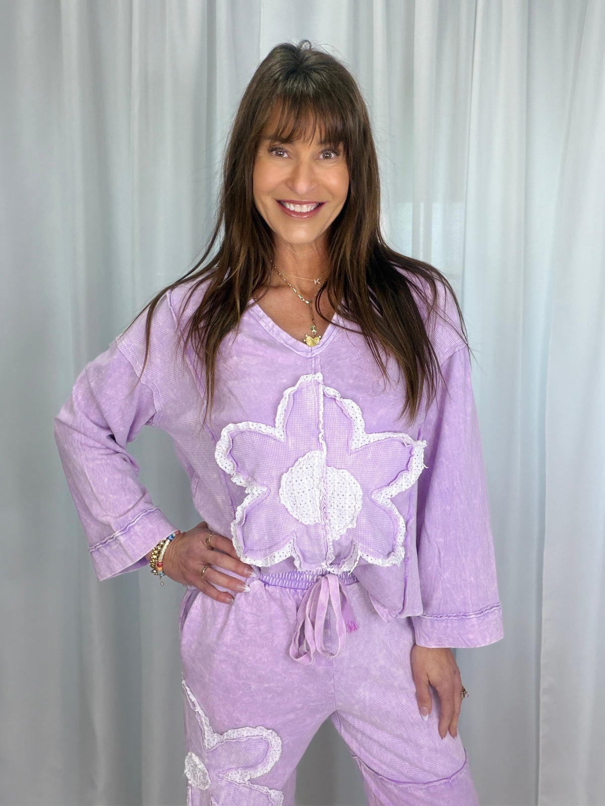 Boho Blooming Mineral Wash Top In 8 Colors