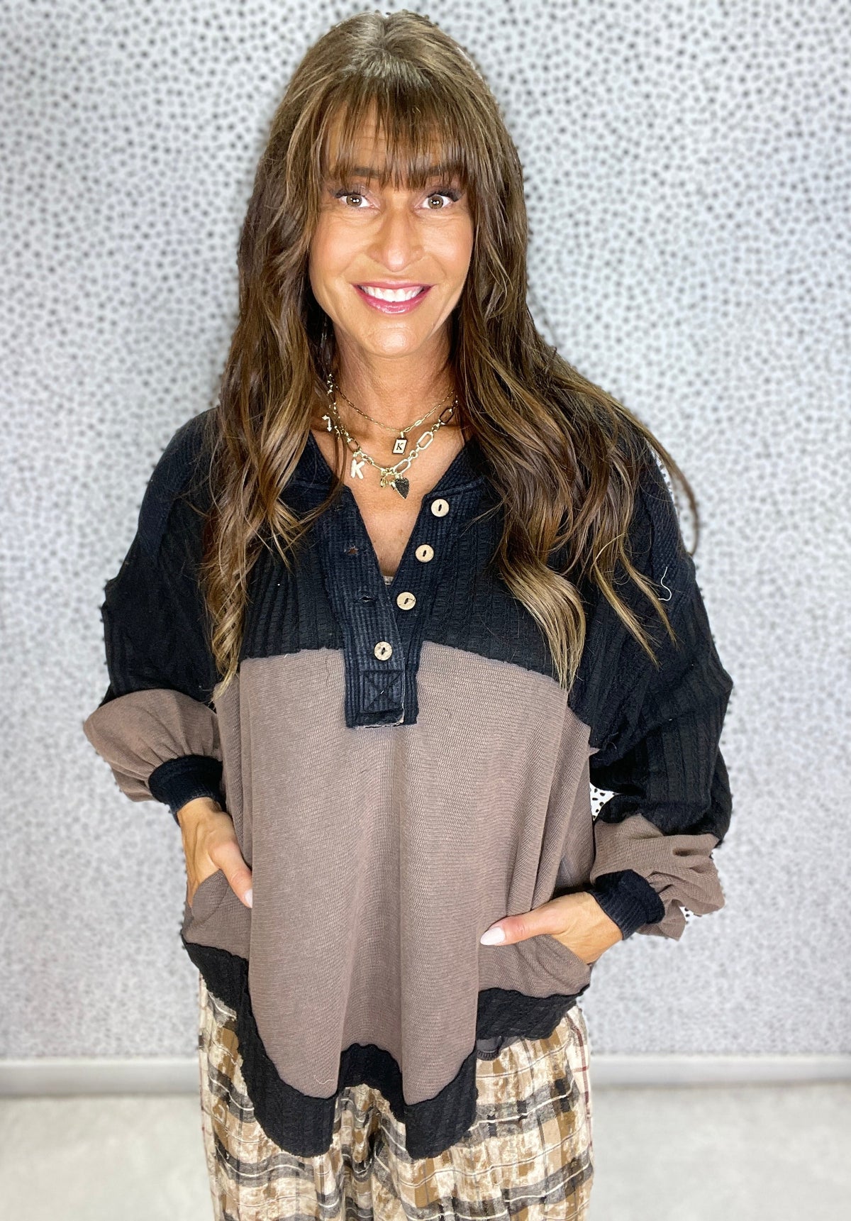 Oli & Hali Born Iconic Top In Black