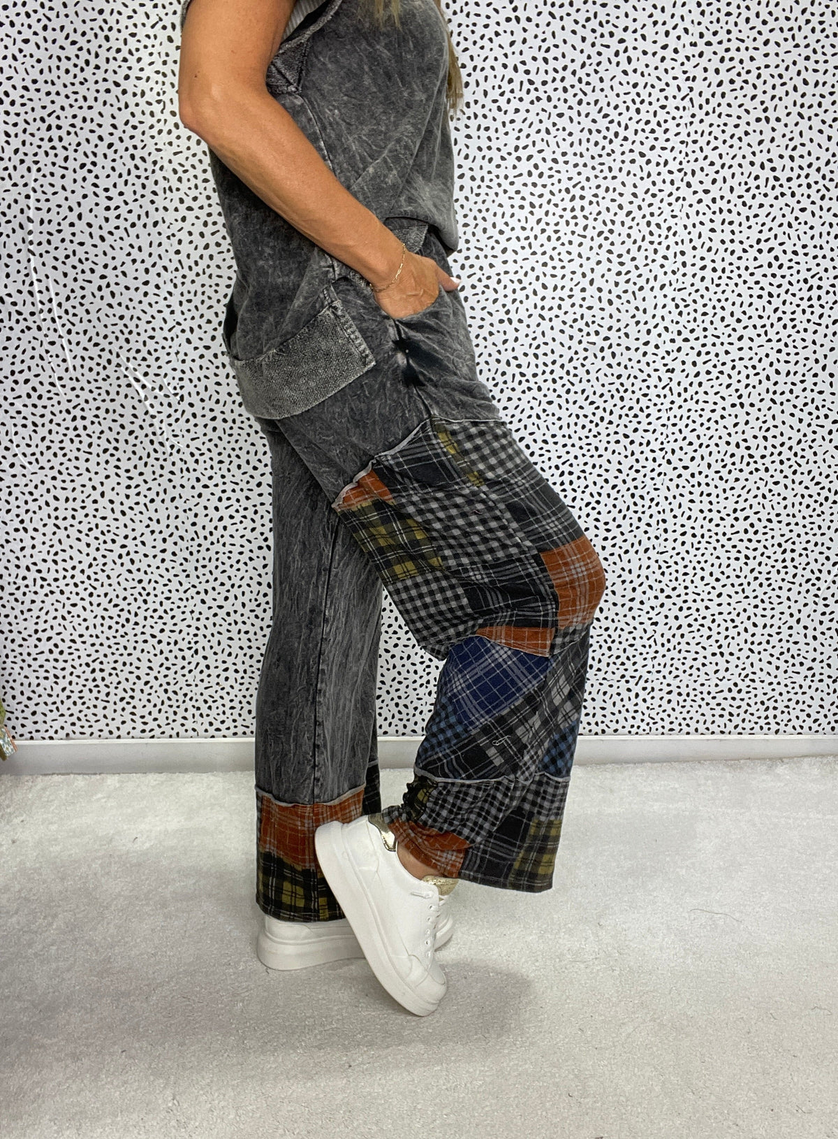 Woodland Patchwork Pants in 2 Colors