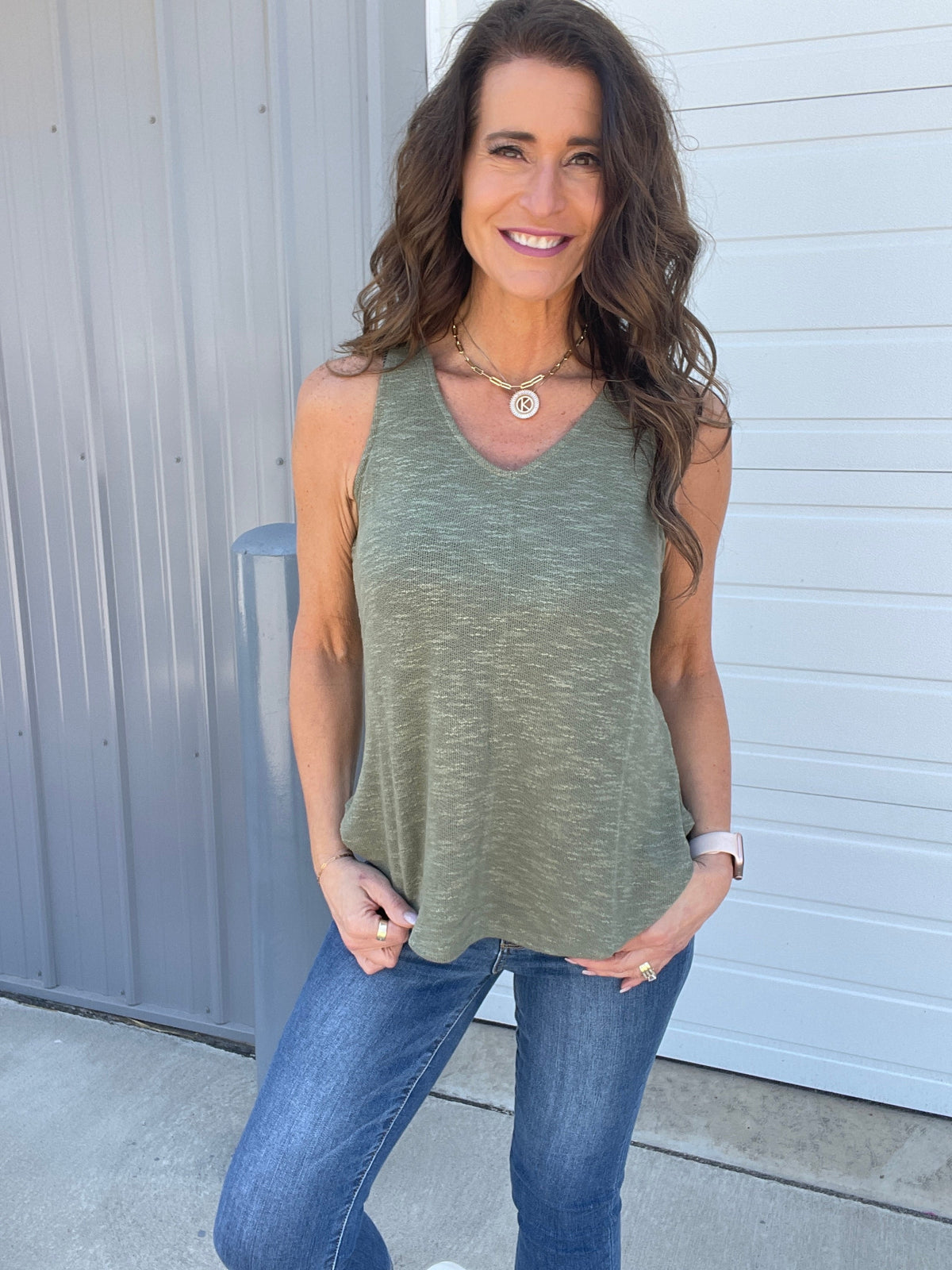 Burnout Lightweight Sweater Knit Tank Top in 6 Colors *Final Sale*