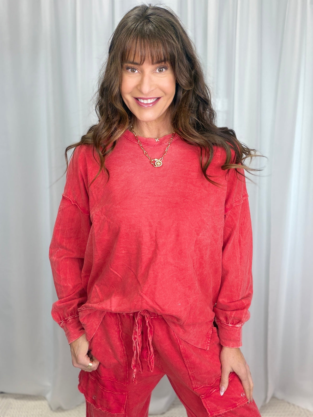 Warm Welcome Butterfly Applique Top In 2 Colors