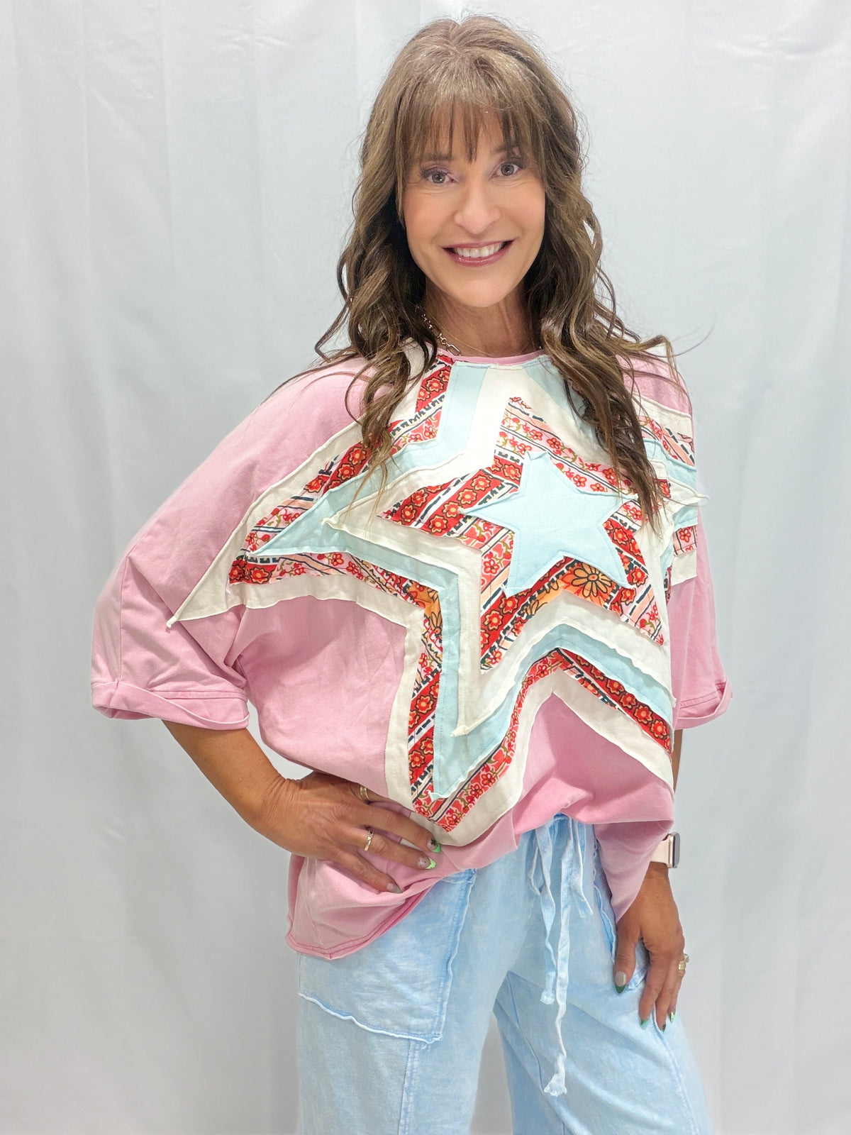 Starstruck Mineral Washed Top In 2 Colors