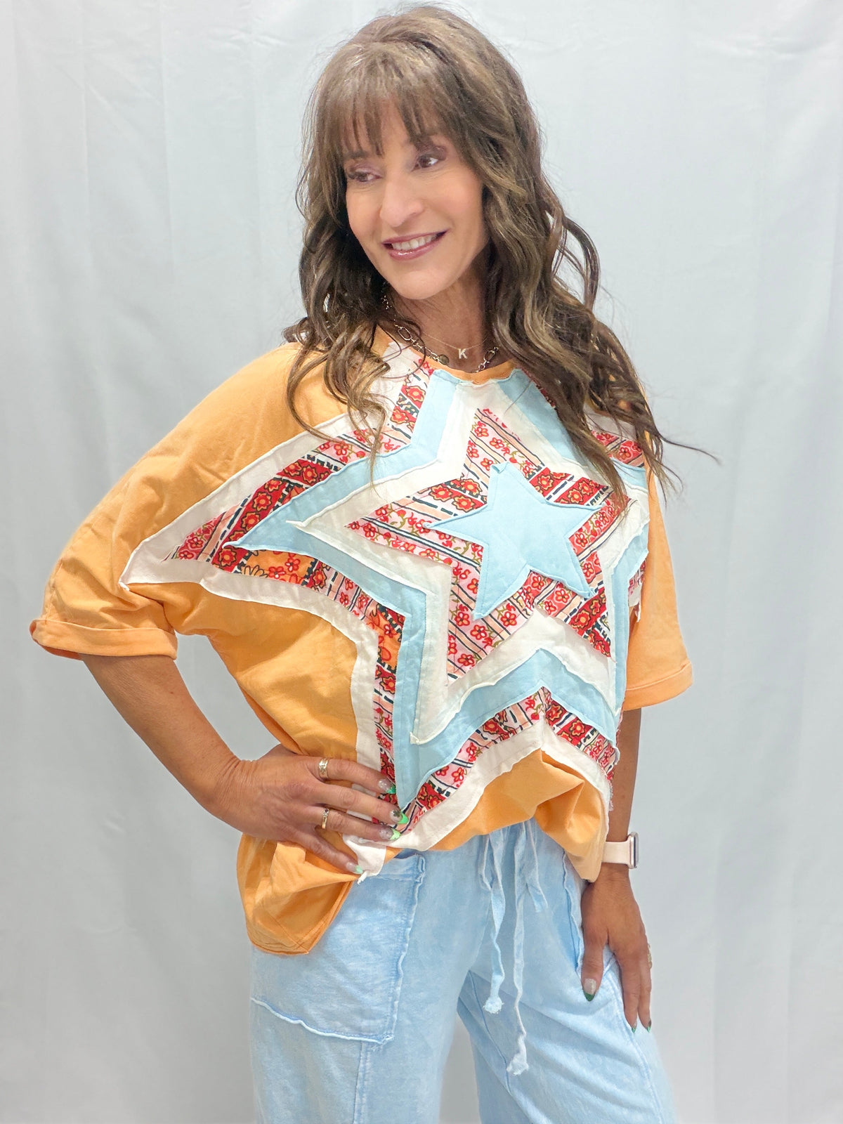 Starstruck Mineral Washed Top In 2 Colors