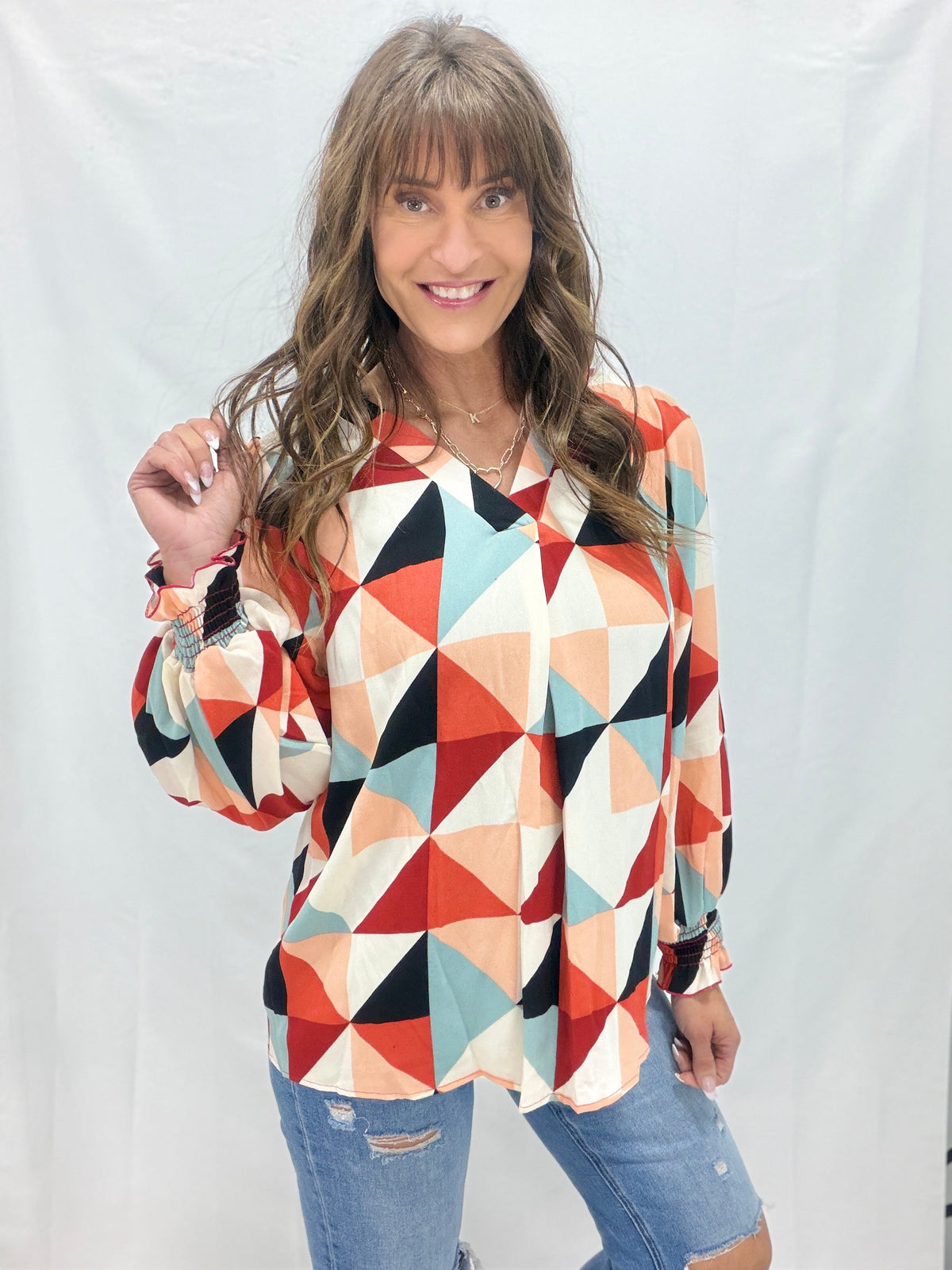 Mosaic Moment Blouse *Final Sale*