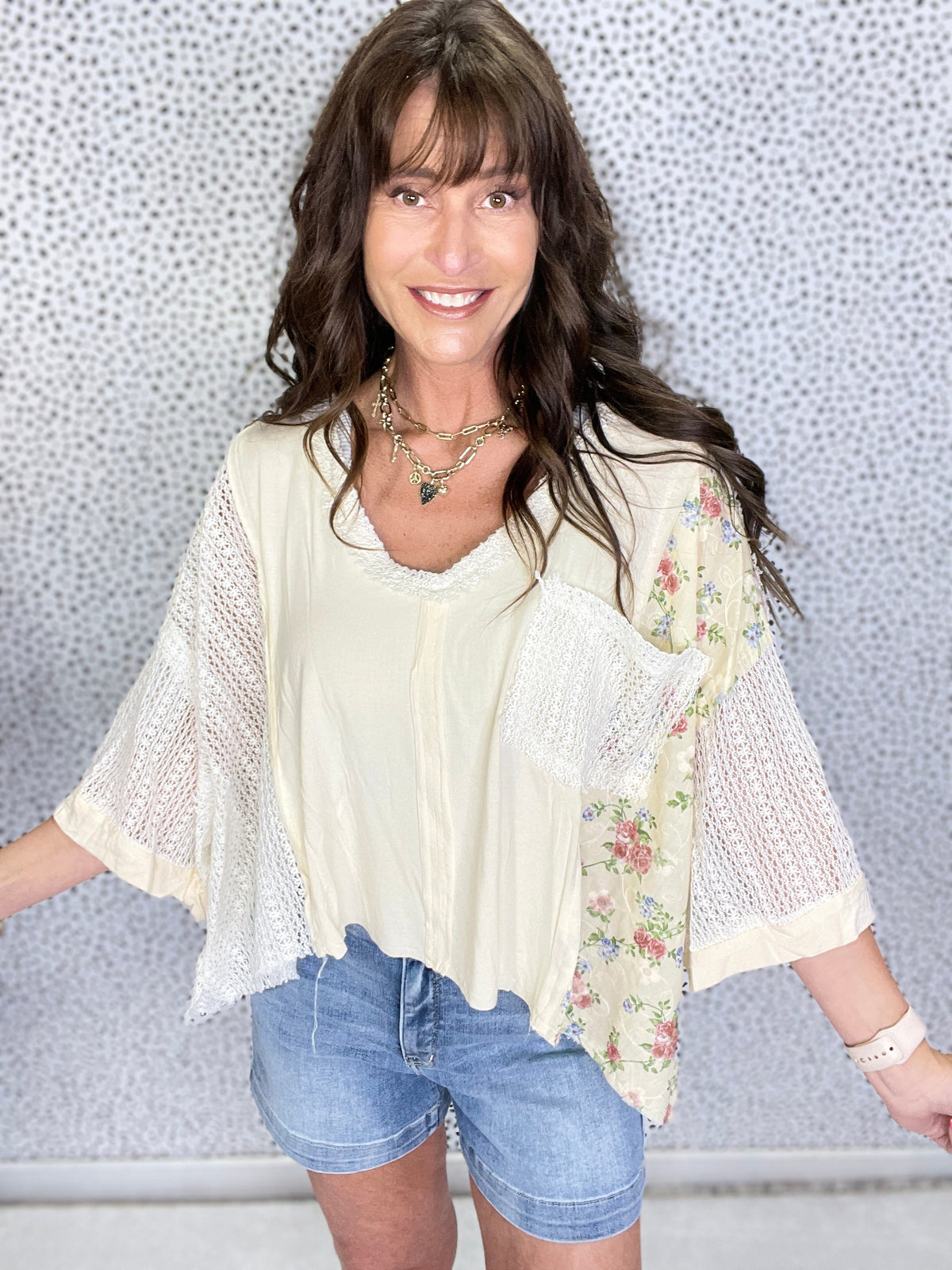 POL Always About Me V-Neck Relaxed Fit Top In 4 Colors