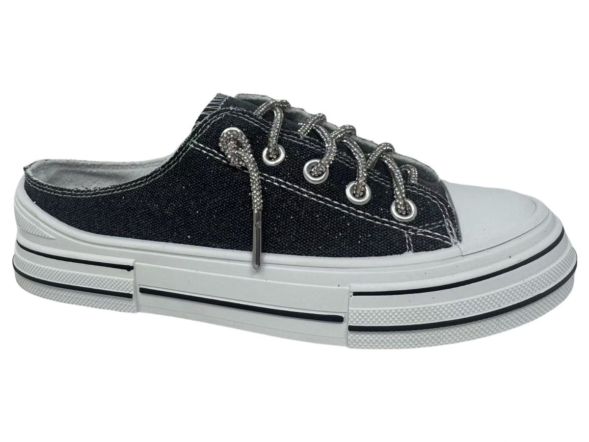Aman Slip-On Sneaker in Black *Final Sale*
