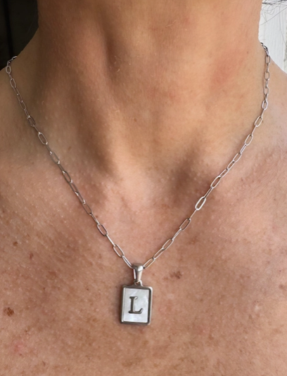 Ocean Drive Initial Necklace