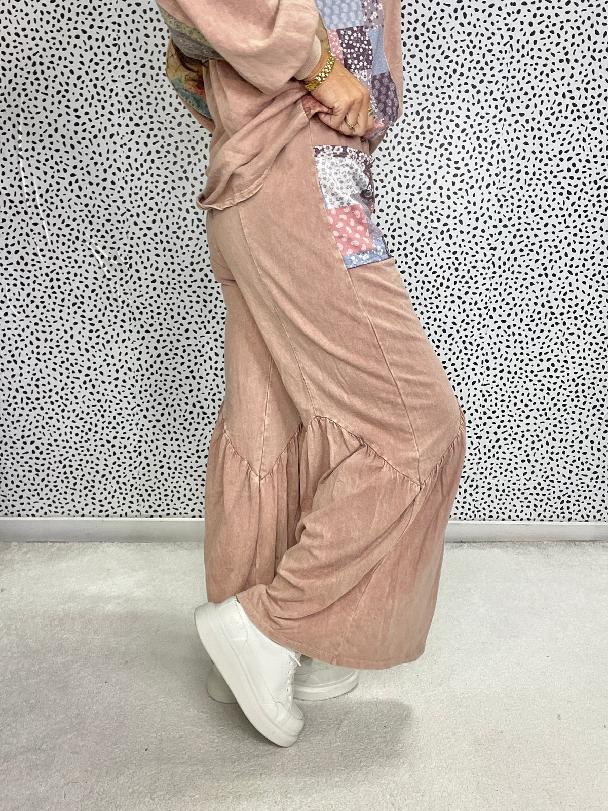 Wandering Minds Patched Pocket Pants In 2 Colors