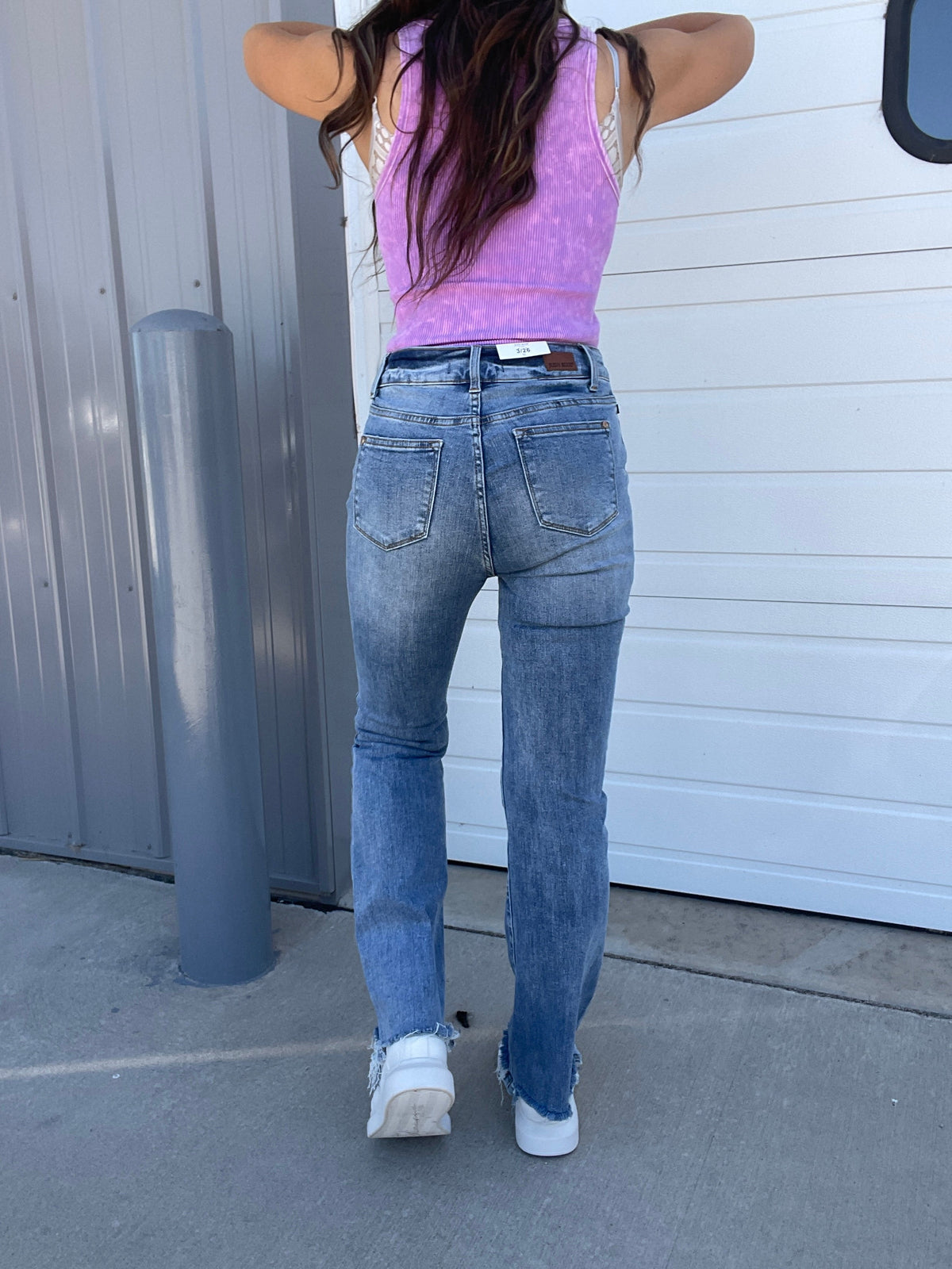 Judy Blue Vinchi High Waist Double Button Barely Bootcut Jeans 140 *Final Sale*