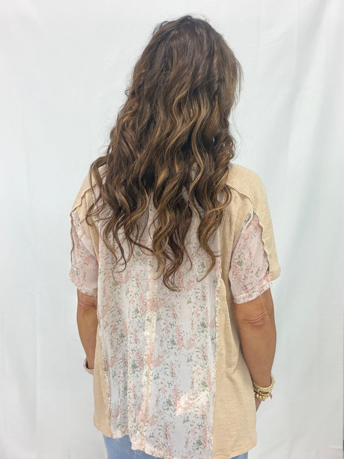 Pol Floral Fanciness Short Sleeve Top in 2 Colors *Final Sale*