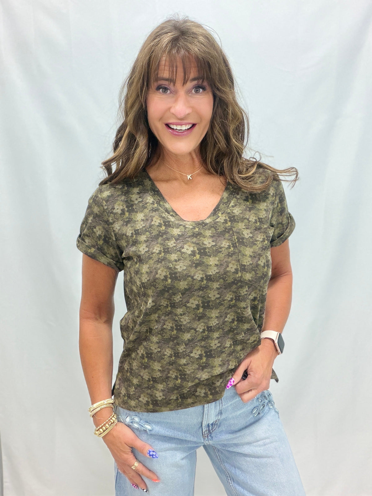 So I'm Told Short Sleeve Top In Green