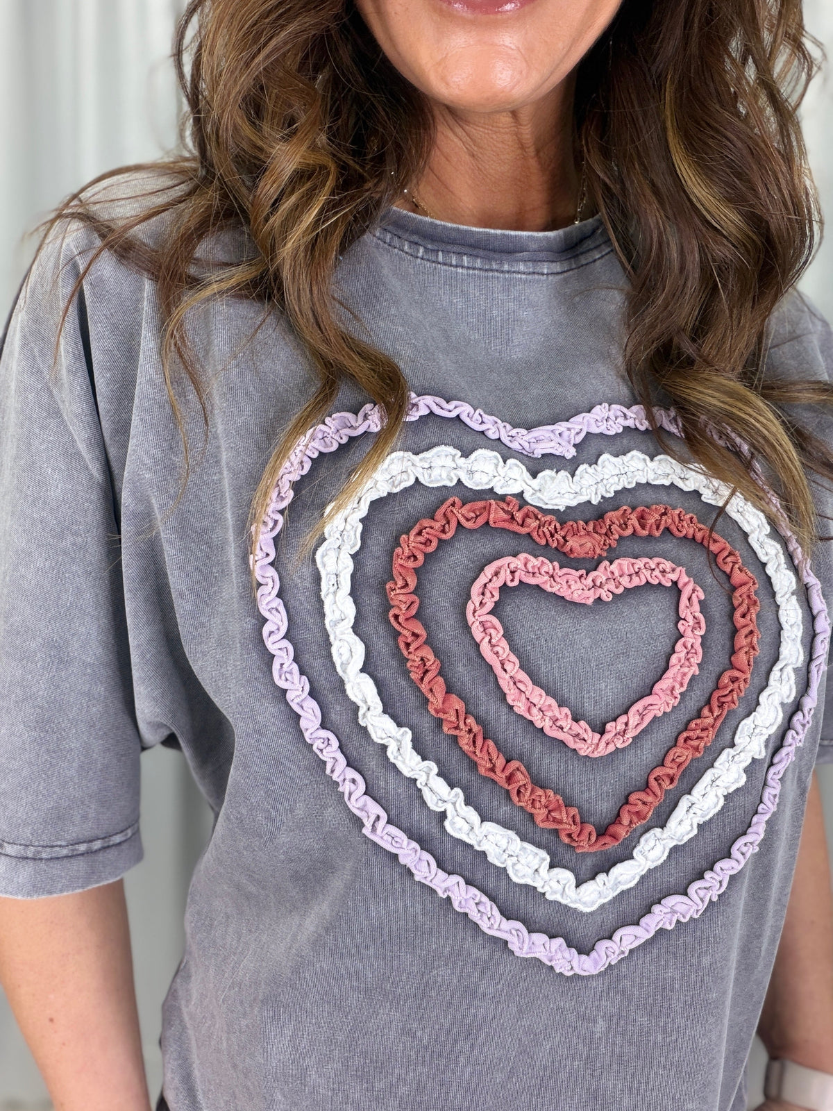 Cozy Crush Heart Front Top In 3 Colors