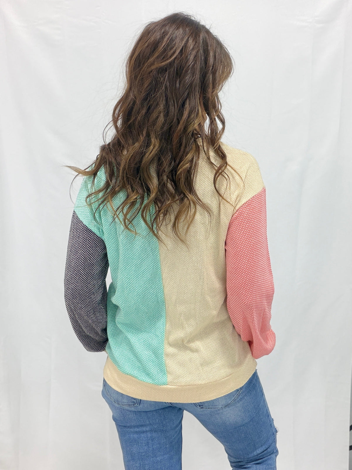 Modern Mix Long Sleeve Top *Final Sale*