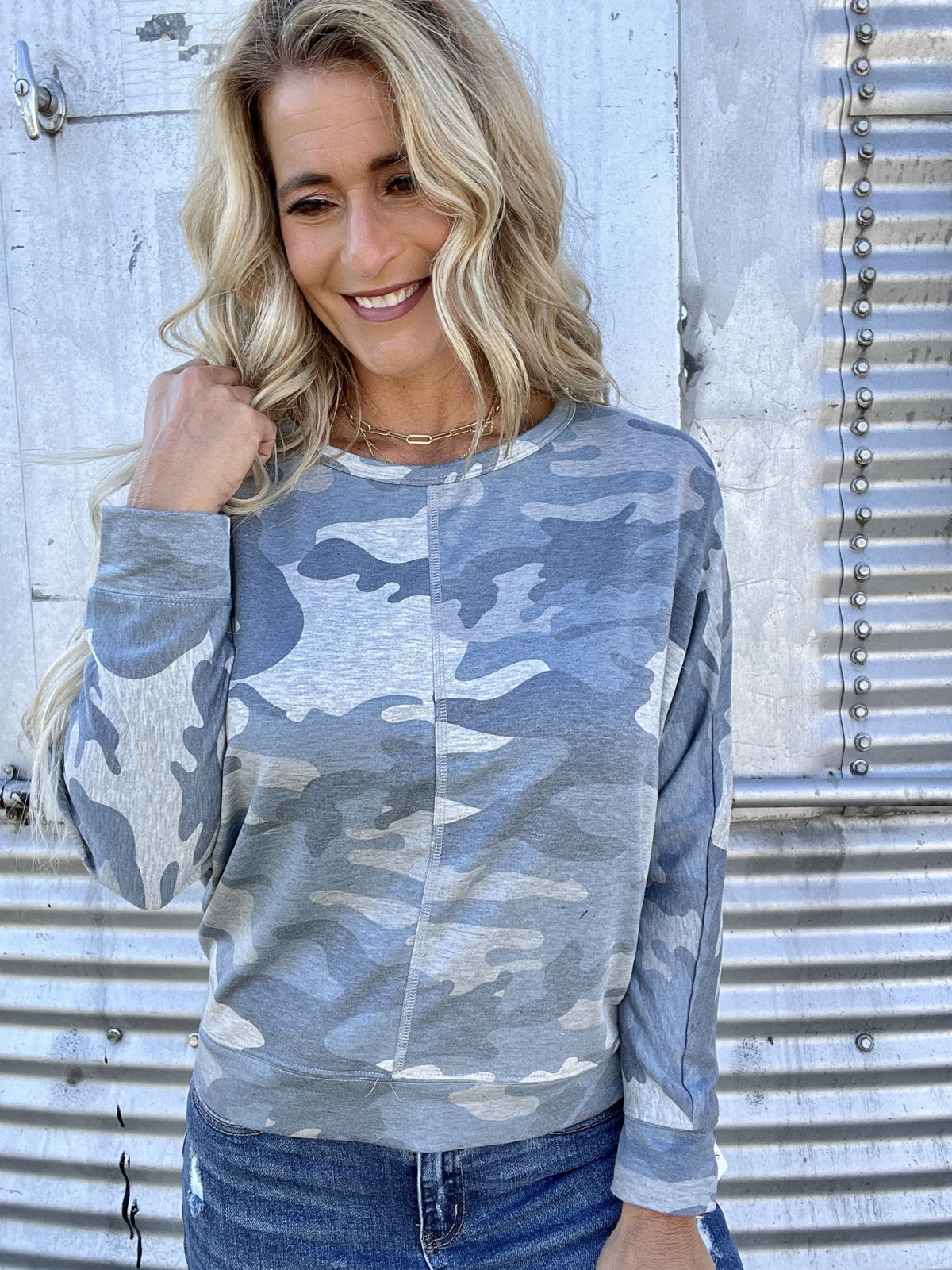 Going For It Camo Top *Final Sale*