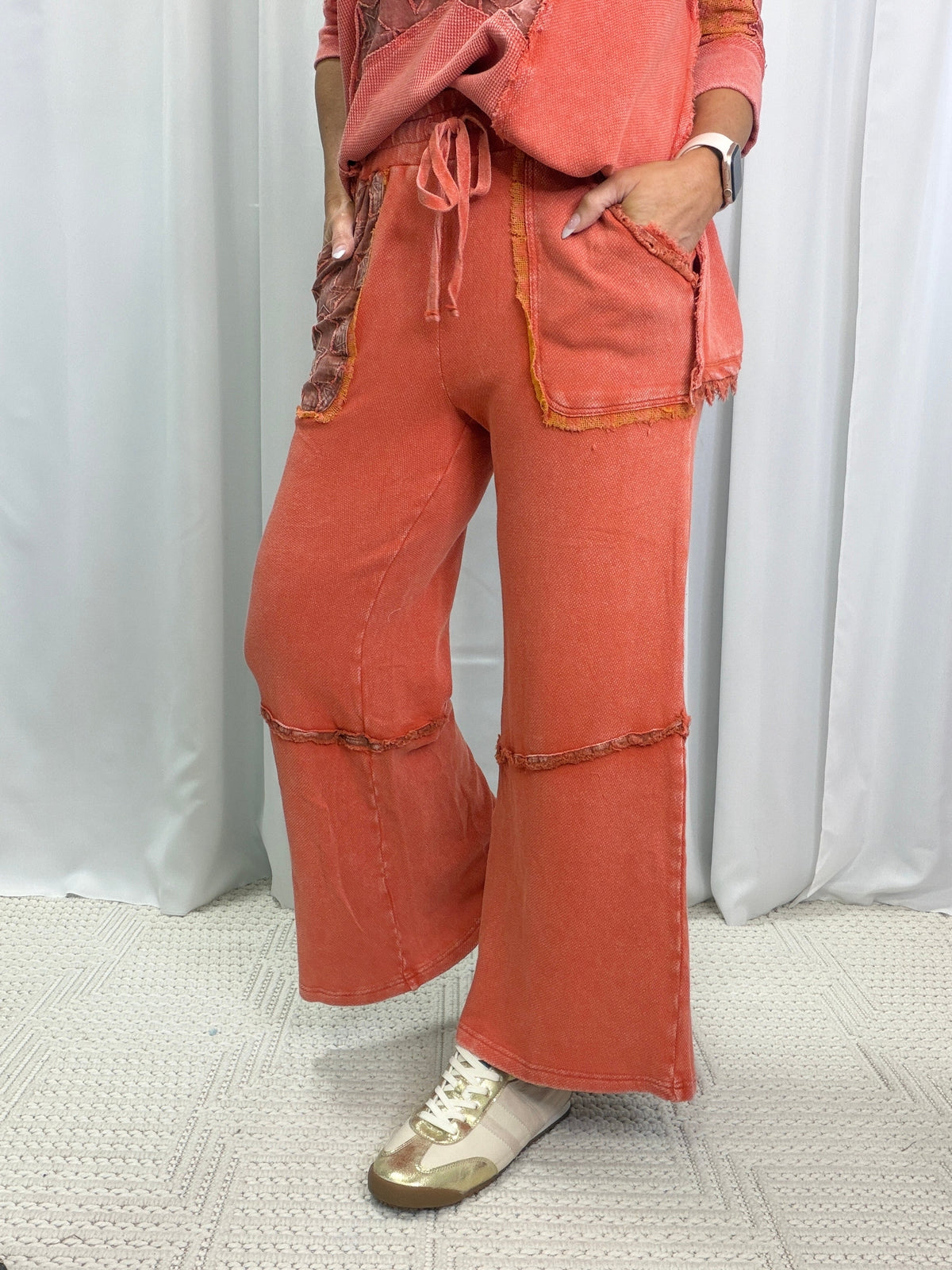 Starry Lounge Wide-Leg Pants in 4 Colors